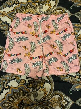 PacSun Pink Tom & Jerry Athletic Shorts